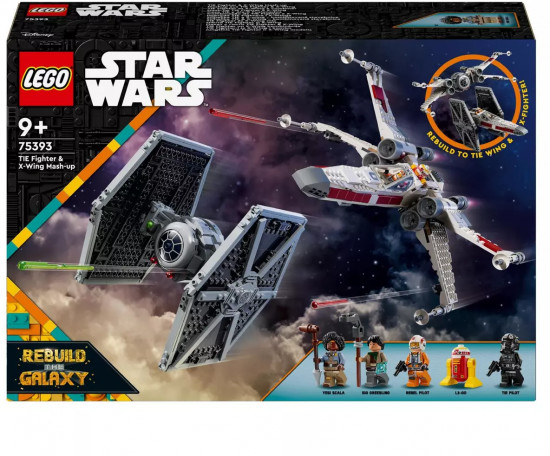 Конструктор LEGO® 75393 Истребители TIE и X-wing