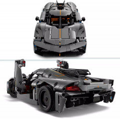 Конструктор Technic 42173 Гиперкар Koenigsegg Jesko Absolut Grey - Фото 4