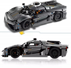 Конструктор Technic 42173 Гиперкар Koenigsegg Jesko Absolut Grey - Фото 5