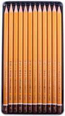 Набор чернографитных карандашей 1500 Technic (12 шт.) - Фото 1