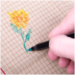 Набор фломастеров для ткани 667 (6 цветов) - Фото 3