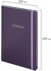 Блокнот c резинкой «Ultraviolet» - Фото 2