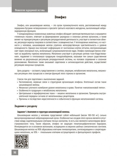Физиология эндокринной системы. Рабочая тетрадь