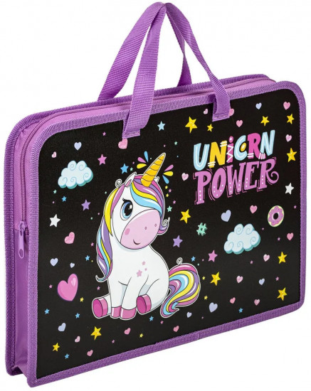 Папка на молнии с ручками «Magic unicorn»