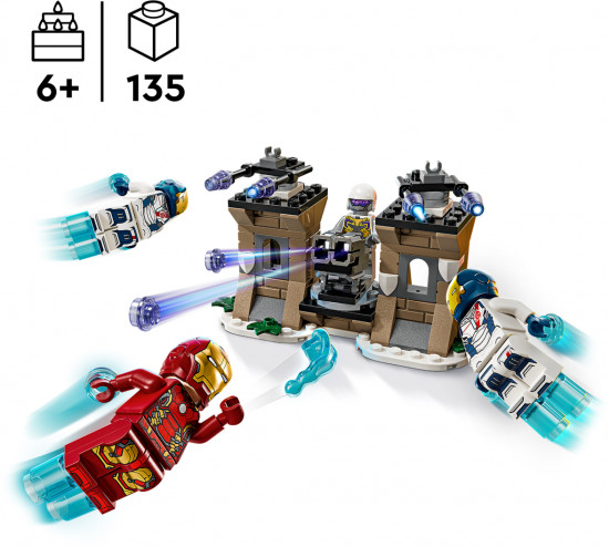 Конструктор LEGO® 76288 Железный Человек и легион против солдат Гидры