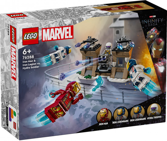 Конструктор LEGO® 76288 Железный Человек и легион против солдат Гидры