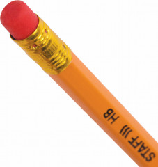 Набор карандашей чернографитных с ластиком - Фото 5