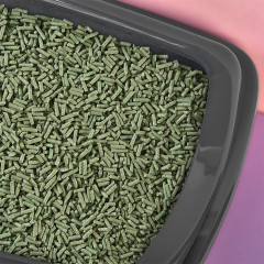 Наполнитель для кошачьего туалета комкующийся «Зеленый чай» - Фото 1