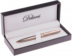 Ручка шариковая (1,0 мм, темно-серый/золото) - Фото 1