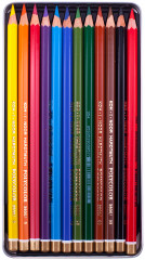 Карандаши цветные художественные (12 цветов) - Фото 1