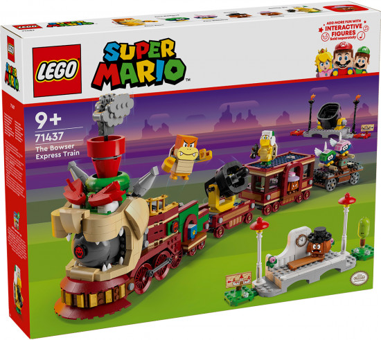 Конструктор LEGO® 71437 Поезд-экспресс Боузер