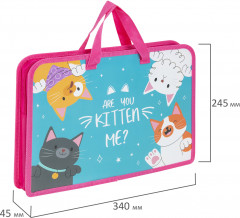 Папка на молнии с ручками «Cat gang» - Фото 2