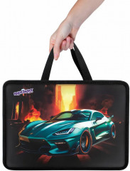 Папка на молнии с ручками «Fire car» - Фото 4