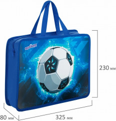 Папка на молнии с ручками «Football» - Фото 3