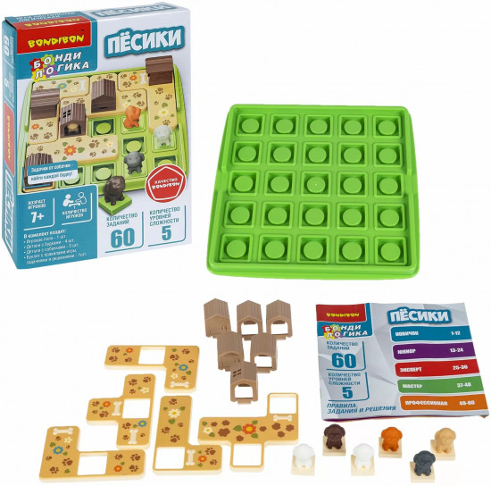 Игра-головоломка настольная «Пёсики»