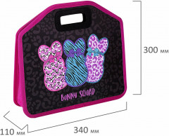 Папка-сумка на молнии «Bunny squad» - Фото 5