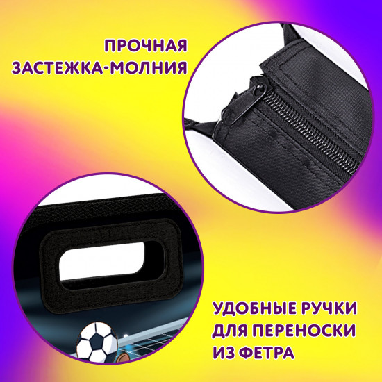 Папка-сумка на молнии «Capyball»