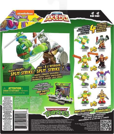 Игровой набор «Поединок TMNT Микеланджело против Бибопа»