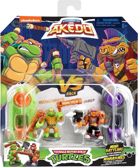 Игровой набор «Поединок TMNT Микеланджело против Бибопа»