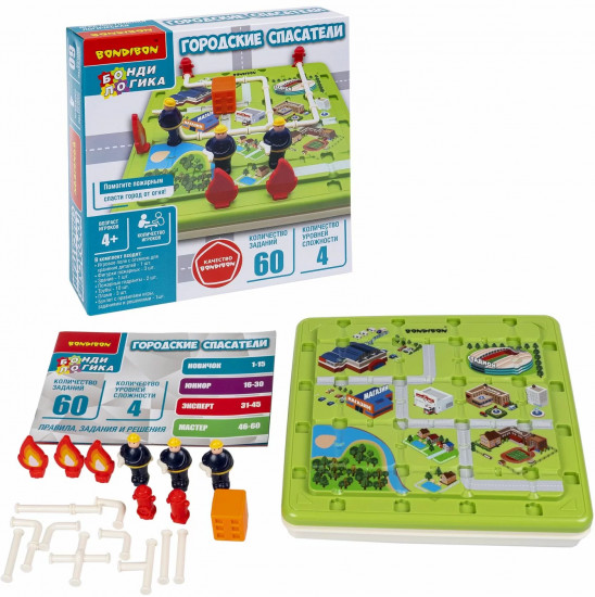 Игра-головоломка настольная «Городские спасатели»