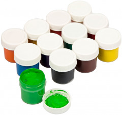 Гуашь (12 цветов, 20 мл) - Фото 1