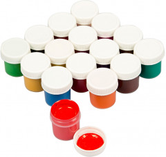 Гуашь (16 цветов, 20 мл) - Фото 1