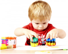 Краски пальчиковые (6 цветов, 750 г, с аксессуарами) - Фото 4