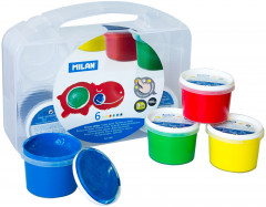 Краски пальчиковые (6 цветов, 600 г) - Фото 1