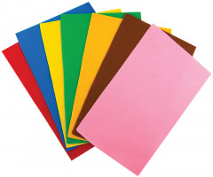 Фетр цветной (7 цветов) - Фото 1