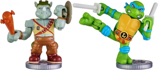 Игровой набор «Поединок TMNT Леонардо против Рокстеди»
