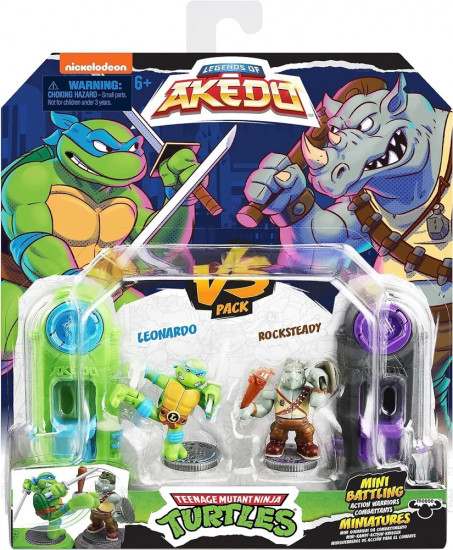 Игровой набор «Поединок TMNT Леонардо против Рокстеди»