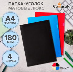 Набор папок-уголков «DeLuxe» - Фото 1