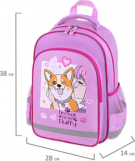 Рюкзак школьный «Fluffy akita»