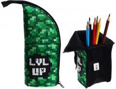 Пенал тубус-подставка «Пиксели» - Фото 2