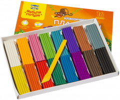 Пластилин (16 цветов, стек) - Фото 1