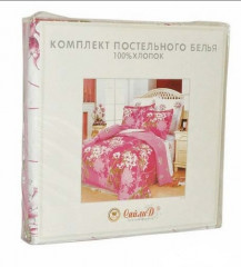 Комплект постельного белья (семейный, сатин, 2 наволочки 50х70, 2 наволочки 70х70) - Фото 1