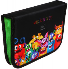 Пенал школьный «Монстрики» - Фото 2