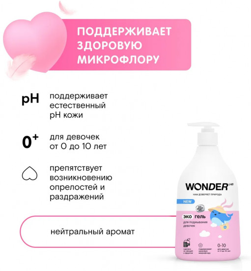 Экогель для подмывания девочек