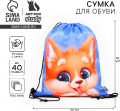 Мешок для обуви «Очаровательный щенок» - Фото 1