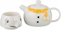 Набор чайный «Снеговик» на 1 персону (470/200 мл) - Фото 1