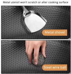 Сковорода с крышкой универсальная ZE-9932 - Фото 1