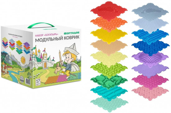 Коврик массажный модульный «Богатырь»