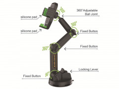 Держатель телефона телескопический на присоске - Фото 4