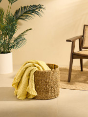 Круглый плетеный пуф «Loise» - Фото 2