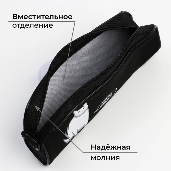 Пенал школьный «Когда обед?»