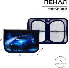 Пенал школьный «Тачка неон» - Фото 6