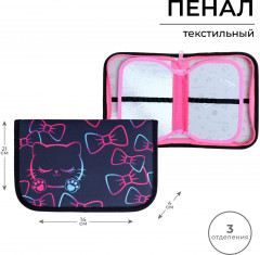 Пенал школьный «Кошечка» - Фото 4