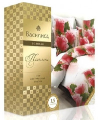 Комплект постельного белья «Белый вальс» (арт. 327/1, семейный, поплин, 2 наволочки 70х70) - Фото 1