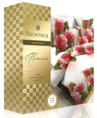 Комплект постельного белья «Игра света» (арт. 332/1, семейный, поплин, 2 наволочки 70х70) - Фото 1