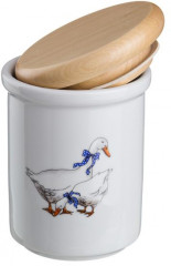 Банка для сыпучих продуктов (12×9 см) - Фото 1